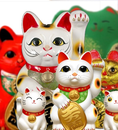 Maneki Neko figurky