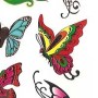 Tetování s motivem motýlů